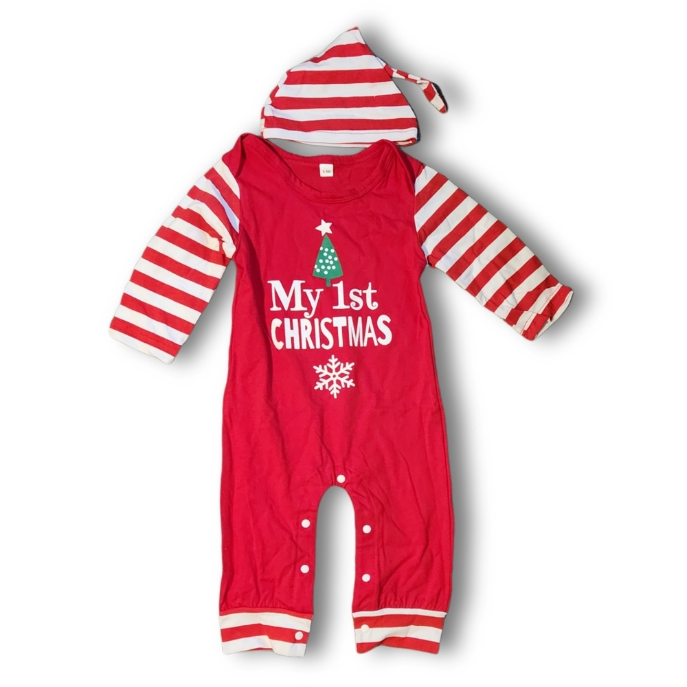 Boy's 2-Piece MY 1ST CHRISTMAS set